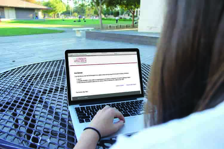 Students have been encountering issues while using the Common Application website when submitting applications to colleges.