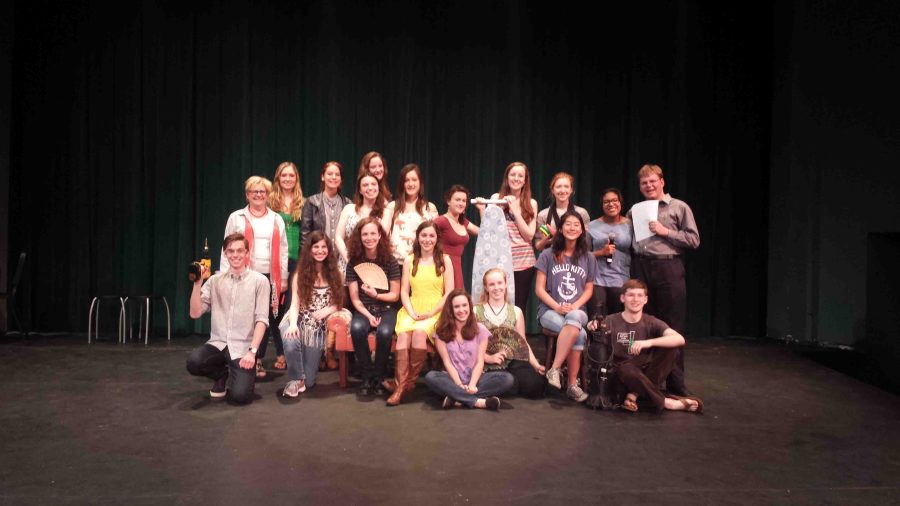 The theatre students attending the 2014 California State Thespian Festival, as pictured above, will spend three days in Upland, Calif, performing and presenting technical workfor judges, auditioning and rehearsing for various performance opportunities and scholarships, participating in workshops and interviewing for technical positions. 