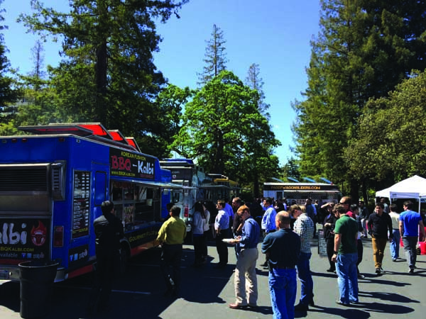 The food truck trend has grown in the past few years and currently inspires a weekly community event in Menlo Park.