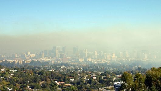 The Los Angeles skyline suffers from severe air pollution and smog.  Under the proposed plan, Southern California cities would receive more funding to combat this pollution.