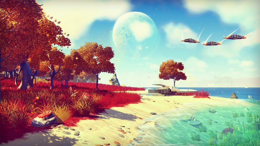 “No Man’s Sky” is an upcoming game that implements procedural generation to create a seemingly infinite amount of exploration.