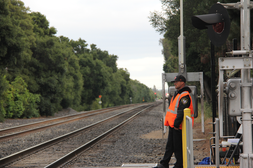 Current train overwatch relies on hired guards to patrol the train tracks. Cameras would help with the monitoring of the tracks.