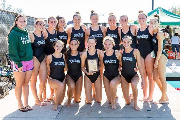 Following the end of its six-game winning streak, Palo Alto High School’s girls water polo team has struggled to put points on the board. Previously averaging over eight points per game, the Lady Vikes scored less than five points in four of their past five games. All four matches were losses in which no player scored more than three points.  
Sophomore and varsity player Hollie Chiao cites a lack of energy as the reason behind the team’s recent slump.  
“We’re still working on maintaining a consistent hype during our games,” Chiao said.  
Although the girls team beat Los Altos High School in early September, the team lost 4-10 on Oct. 6.  Senior Gigi Rojahn led her team in scoring, with three points, while sophomore Sabrina Hall added one point to the Vikes’ score. Junior Joanna Falla and sophomore Claire Billman had a combined 28 saves; however, it was not enough to continue the team’s winning streak.  The team went on to lose to Los Gatos High School on Oct. 8. Chiao and Hall were the only Vikes to score, each with one goal.  
“We lost that game because we were playing as seven individual players instead of playing as a team,” Billman said.  
Chiao added to her teammates remarks, mentioning the team’s tactical shortcomings and their struggle to maintain intensity.  
“Our defense was pretty weak, and our energy was too low,” Chiao said.  
She later credited the match against Los Gatos as a catalyst for the Lady Vikes’ improvement.   
“We’ve definitely started playing more like a team, and we’re still working on maintaining a consistent hype during our games,” Chiao said.  
Following a 12-6 win over Mountain View High School, the team lost 3-4 to Henry M. Gunn High School, once again making fewer goals than its 8.3 season average.  Hall contributed one point alongside Francis and Rojahn, two of the league’s leading scorers.
The Lady Vikes later defeated Foothill High School 6-5 and Liberty High School 8-2, then suffered three straight losses to St. Mary’s High School, Northgate High School and Vintage High School.  However, the team rose up to beat Saratoga High School 9-1, with Rojahn leading her team with three goals. Alina and Claire Drebin, Katie Francis and Hall each added one point to their team’s score.  
The Lady Vikes’ overall record is 10-7, standing 5-4 in league.  This places them in fourth place in the Central Coast Section pool of seven teams behind Los Altos, Gunn High School and Los Gatos, respectively.  
Billman, however, is not phased by her team’s recent losses.  
“Over the past couple of weeks, we’ve been bonding, and getting back into our groove,” Billman said. “We’re excited for our game this Tuesday.”