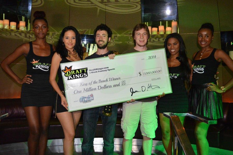 Winners of the King of the Beach Tournament receive the grand prize of $1 million.