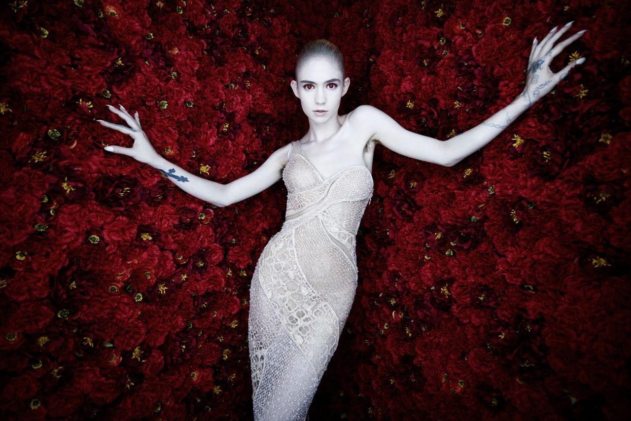 Art Angels’ cover was designed by singer and music artist, Grimes, or Claire Boucher.