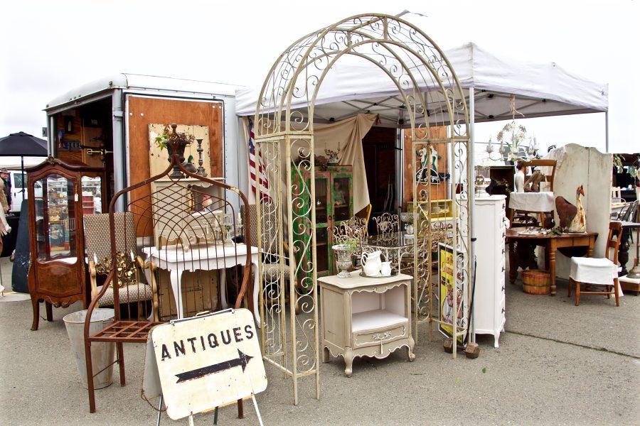 Alameda flea market features unique antique trinkets