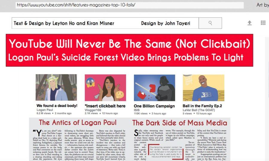YouTube Will Never Be The Same (Not Clickbait): Logan Paul’s Suicide Forest Video Brings Problems To Light
