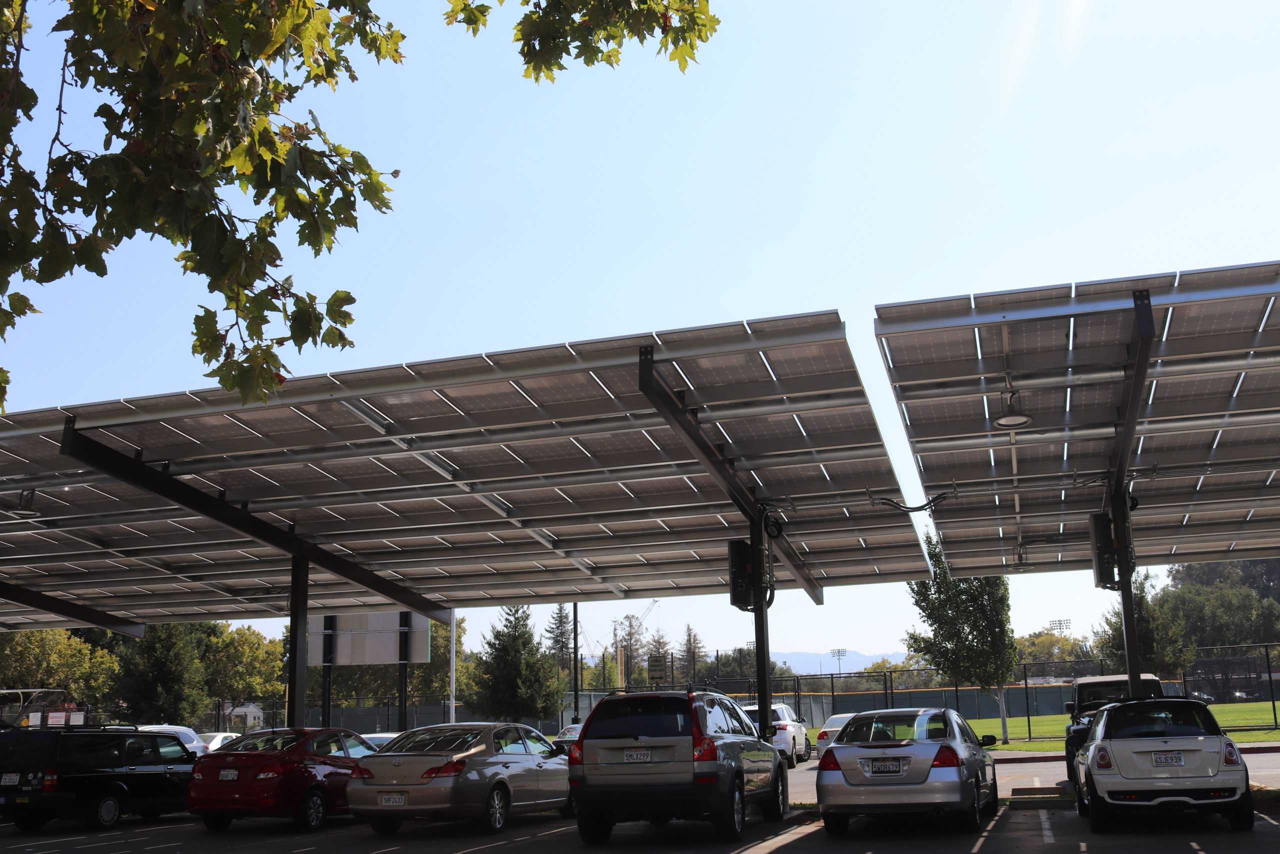 Solar panels added to two campus sites