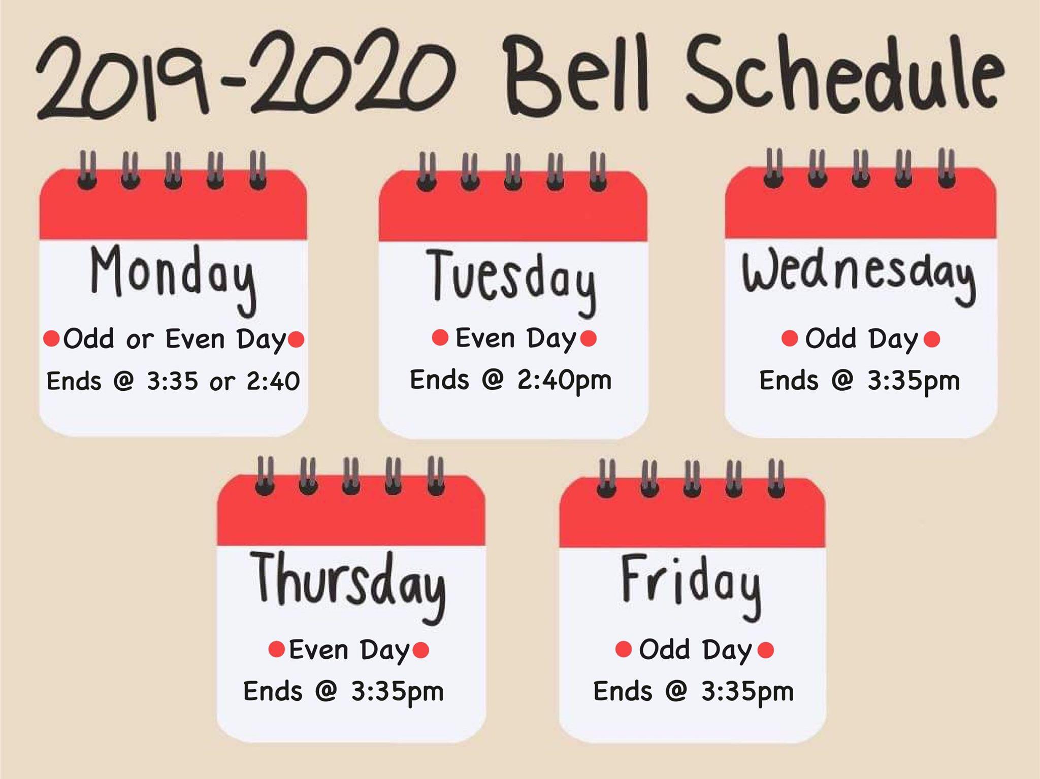 Mixed feelings over new bell schedule