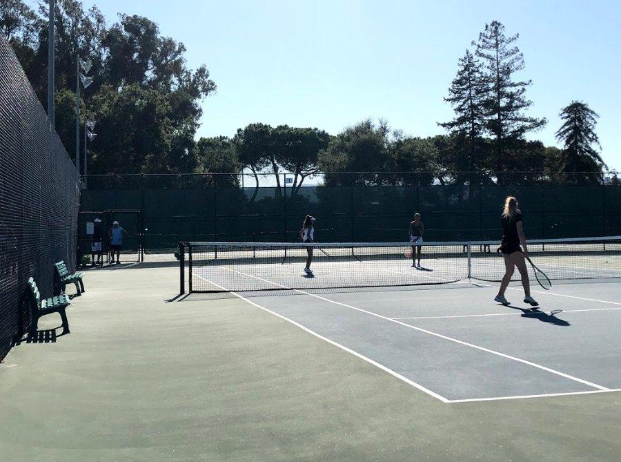 Girls tennis starts season on upward track