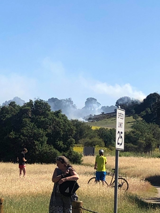 Fire Breaks Out at Stanford Dish