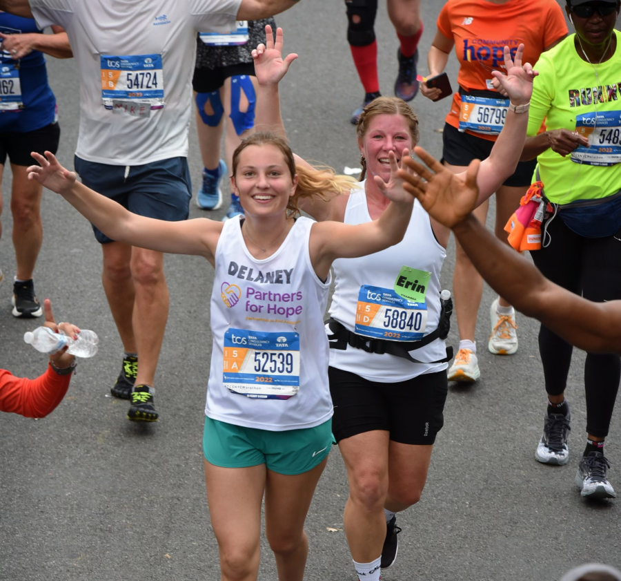 Delaney Ball completes New York City Marathon