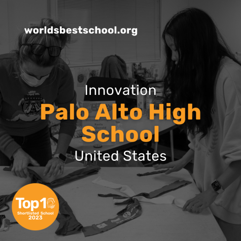 Paly named as a Top 10 finalist in World’s Best School Prize for Innovative Media Arts program