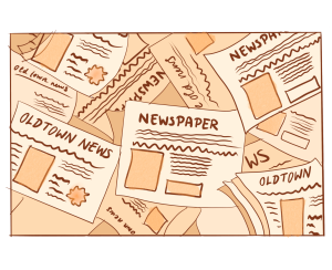 Stay informed on current events through newspapers, not social media