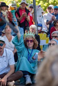 Protesters rally against Trump administration in nationwide movement