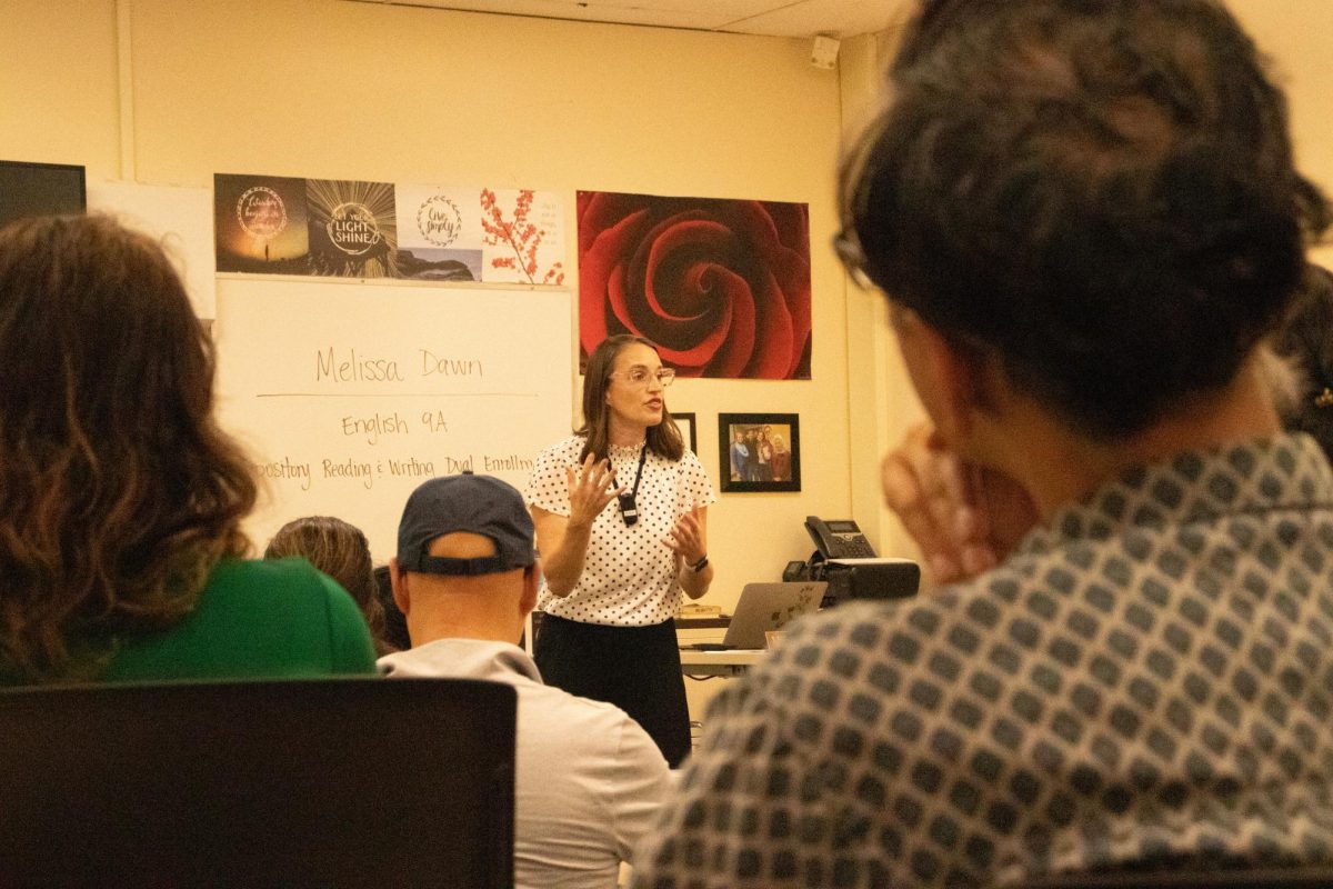 Parents pack back-to-school night
