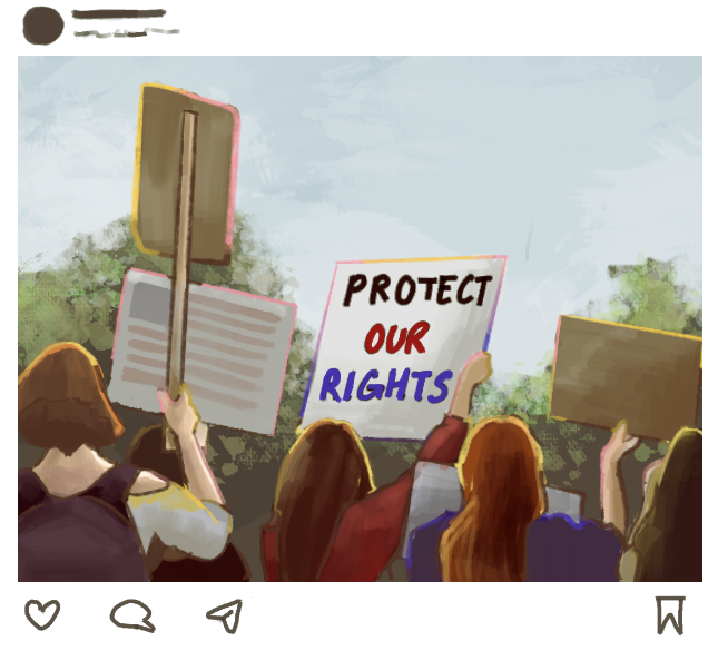 Students stand up